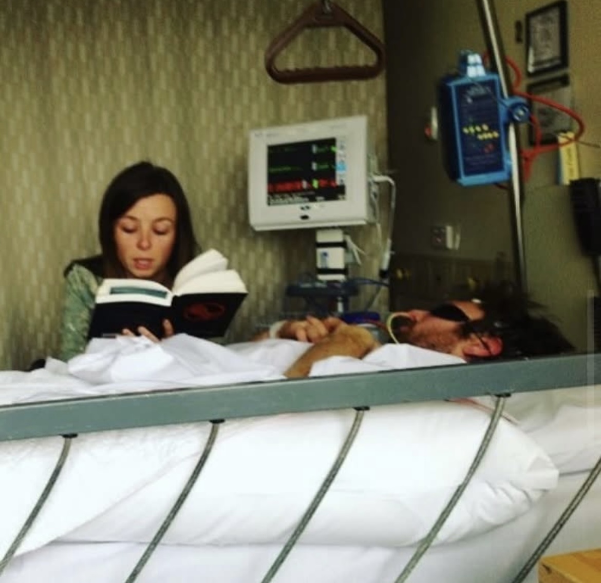 6. ‘Please read me a book to keep my mind off the fact that I’m dying’