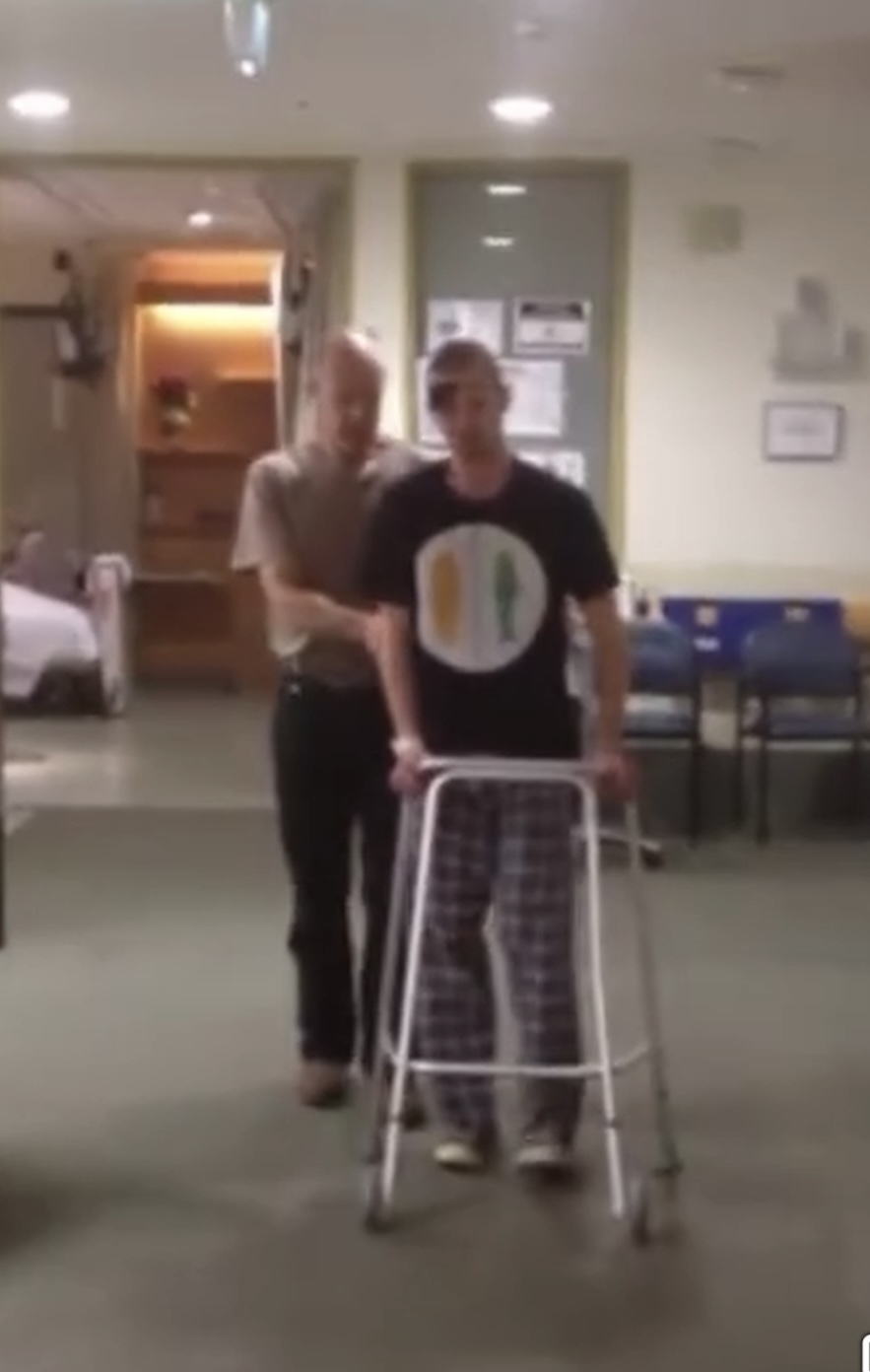 10. Learning how to walk again